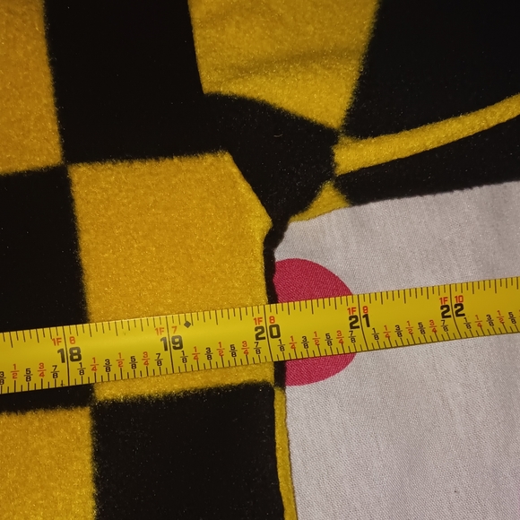 Nascar Crop Top Checkerboard Fleece Sweater Checker Checkers Checkered - Picture 5 of 5